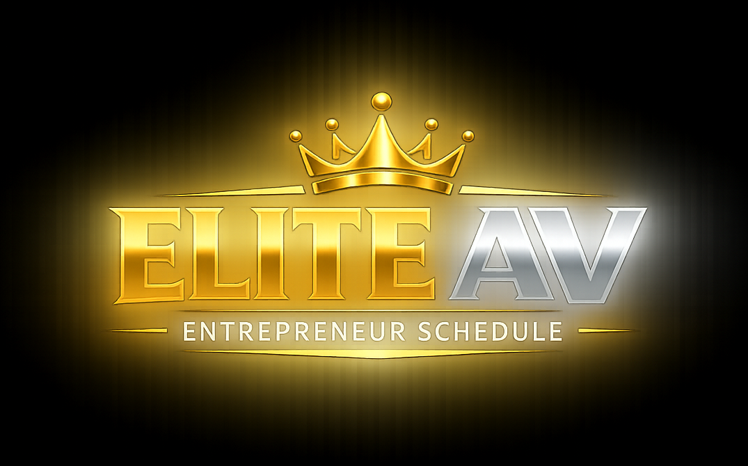 Elite AV Entrepreneur Schedule